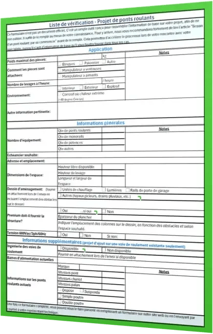 Liste de vérification 3D (1)